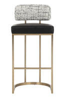 Two-Toned Low-Back Bar Stool | Splendido Larissa | Oroa.com