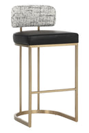 Two-Toned Low-Back Bar Stool | Splendido Larissa | Oroa.com