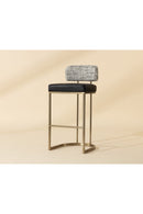 Two-Toned Low-Back Bar Stool | Splendido Larissa | Oroa.com