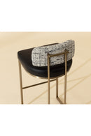 Two-Toned Low-Back Bar Stool | Splendido Larissa | Oroa.com