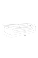 Deep-Channeled Fabric Sofa | Splendido Bello | Oroa.com