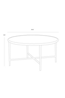 Brass Framed Marble Coffee Table | Splendido Riyaz | Oroa.com