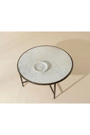 Brass Framed Marble Coffee Table | Splendido Riyaz | Oroa.com