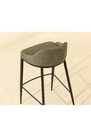 Low-Back Leather Look Bar Stool | Splendido Astra | Oroa.com