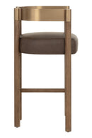 Brown Ash Curved Bar Stool | Splendido Manolo | Oroa.com