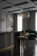 Brown Ash Curved Bar Stool | Splendido Manolo | Oroa.com