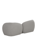 Gray Boucle Curved Sofa | Splendido Esme | Oroa.com