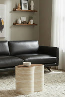 Freeform Travertine-Look Indoor/Outdoor Coffee Table | Splendido Ishiko | Oroa.com