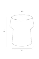 Marble Look Indoor/Outdoor End Table | Splendido Brie | Oroa.com