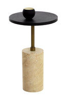Black Pitted Concrete Indoor/Outdoor End Table | Splendido Saldo | Oroa.com