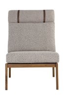 Gray Boucle Lounge Chair | Splendido Elanor | Oroa.com