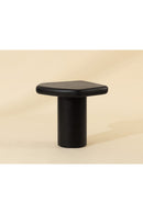 Black Organic-Shaped Indoor/Outdoor End Table | Splendido Detti | Oroa.com