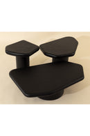 Black Organic-Shaped Indoor/Outdoor End Table | Splendido Detti