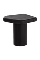 Black Organic-Shaped Indoor/Outdoor End Table | Splendido Detti | Oroa.com