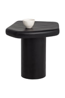 Black Organic-Shaped Indoor/Outdoor End Table | Splendido Detti | Oroa.com
