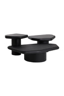 Black Organic-Shaped Indoor/Outdoor End Table | Splendido Detti | Oroa.com