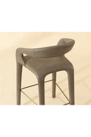 Open-Back Leather Bar Stool | Splendido Atika | Oroa.com