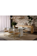 Hospitality furniture - Burl Veneer Console Table - www.oroatrade.com