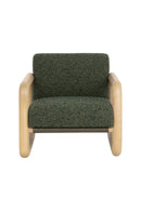 Hospitality furniture - Green Textured Fabric Lounge Chair - www.oroatrade.com