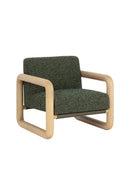 Hospitality furniture - Green Textured Fabric Lounge Chair - www.oroatrade.com