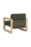Hospitality furniture - Green Textured Fabric Lounge Chair - www.oroatrade.com