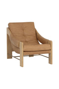 Hospitality furniture - Reclined Leather Lounge Chair - www.oroatrade.com