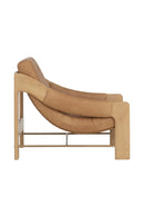 Hospitality furniture - Reclined Leather Lounge Chair - www.oroatrade.com