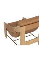 Hospitality furniture - Reclined Leather Lounge Chair - www.oroatrade.com