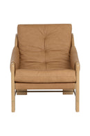 Hospitality furniture - Reclined Leather Lounge Chair - www.oroatrade.com