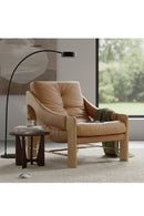 Hospitality furniture - Reclined Leather Lounge Chair - www.oroatrade.com