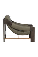 Hospitality furniture - Reclined Leather Lounge Chair - www.oroatrade.com