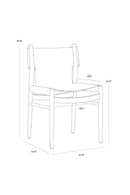 Contract furniture - Solid Oak Wood Dining Chair - www.oroatrade.com
