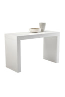 Contract furniture - Gloss White Counter Table - www.oroatrade.com