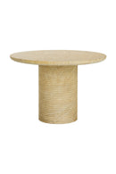 Round Indoor/Outdoor Marble Effect Dining Table | Splendido Riva | Oroa.com