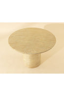 Round Indoor/Outdoor Marble Effect Dining Table | Splendido Riva | Oroa.com