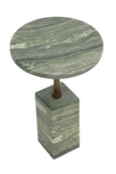 Marble-Look Indoor/Outdoor End Table | Splendido Mizani | Oroa.com