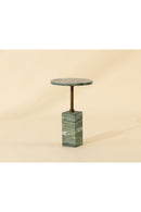 Marble-Look Indoor/Outdoor End Table | Splendido Mizani | Oroa.com