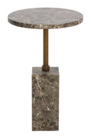 Marble-Look Indoor/Outdoor End Table | Splendido Mizani | Oroa.com