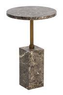 Marble-Look Indoor/Outdoor End Table | Splendido Mizani | Oroa.com