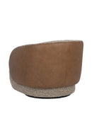 Boucle Swivel Lounge Chair | Splendido Camie | Oroa.com