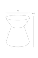 Concrete Indoor/Outdoor End Table | Splendido Astley | Oroa.com