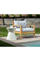 Concrete Indoor/Outdoor End Table | Splendido Astley | Oroa.com