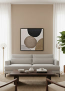 Abstract Gray Canvas Art | Splendido Rocky Road | Oroa.com