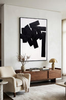 Hospitality furniture - Black Abstract Painting - www.oroatrade.com