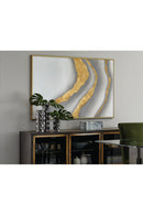 Modern Geometric Art Set (2) | Splendido Gold Abyss | Oroa.com