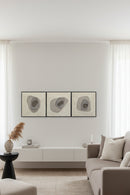 Taupe Abstract Art Set (3) | Splendido Zen Garden | Oroa.com