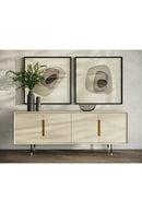 Taupe Abstract Art Set (3) | Splendido Zen Garden | Oroa.com