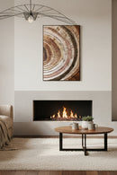 Contract furniture - Brown Mosaic Wall Art - www.oroatrade.com
