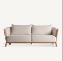 Barrel Oak Wood Sofa | Vical Home Nara