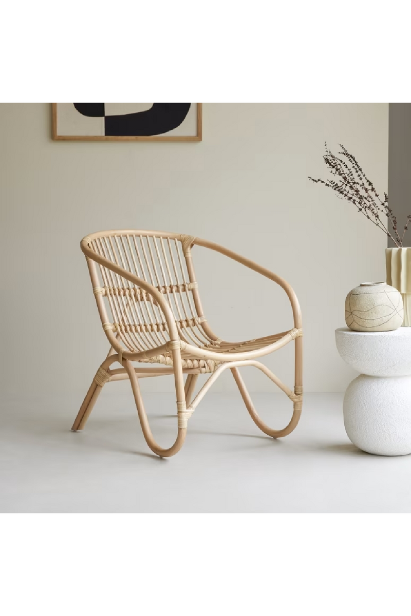 Modern Rattan Armchair | Tikamoon Mutine | Oroatrade.com